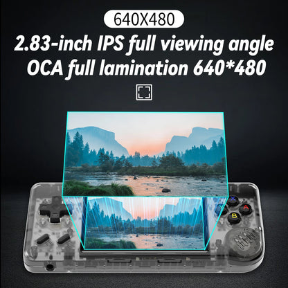 Handheld Game Console 2.83-inch 640*480 IPS Screen Linux System 3100mAh