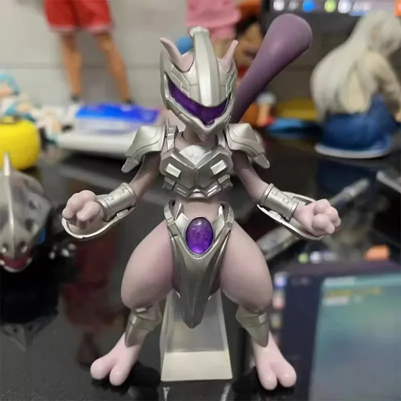 11cm Pokemon Figure Mewtwo Anime Figure Steel Mewtwo cool Figurines