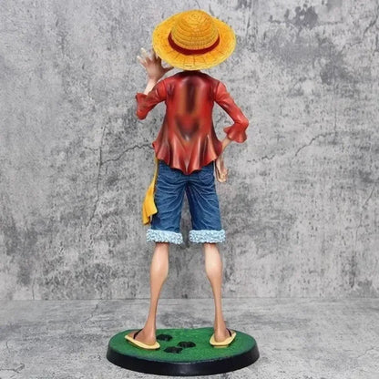 42.5cm Straw Hat Monkey D. Luffy Gk Large 1/4 Big Smiley Anime Figures