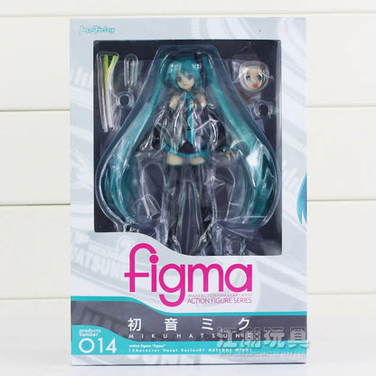 Anime FIGMA Hatsune Miku Action Figures Movable Joints