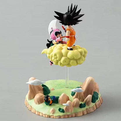 9CM Anime Dragon Ball Figures Goku Figurine Chichi Action Figure