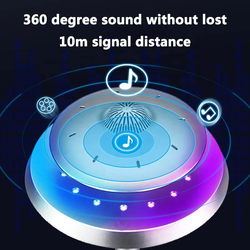 Bluetooth Maglev Floating  Speaker RGB Light Show UFO Design