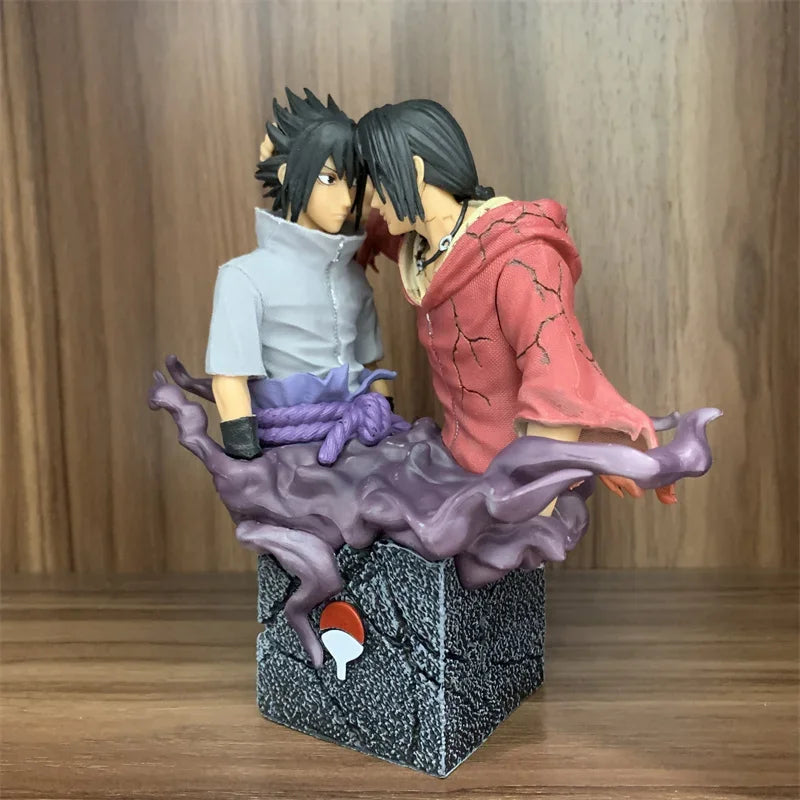 17cm Brotherly Uchiha Sasuke Itachi Anime PVC Action Figure