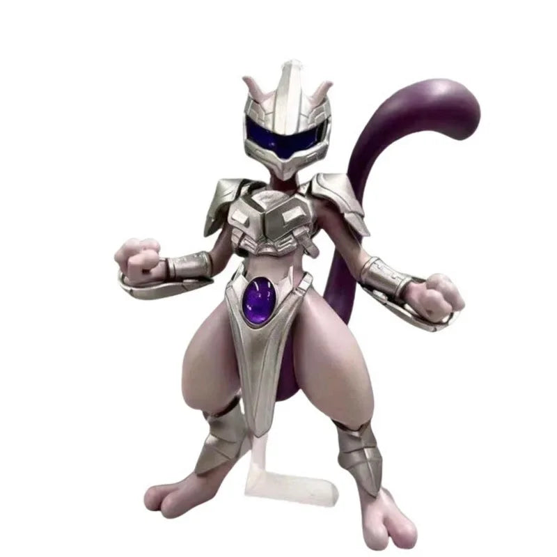 11cm Pokemon Figure Mewtwo Anime Figure Steel Mewtwo cool Figurines