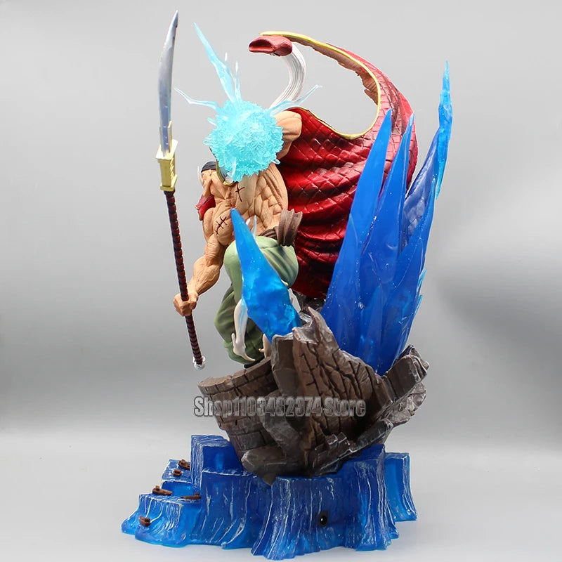 40cm One Piece Whitebeard Pirates Figure Fighting Edward Newgate Statue