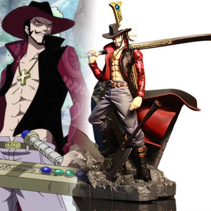 Hot 15cm One Piece Figures Eagle Eye Dracule Mihawk Anime Figure