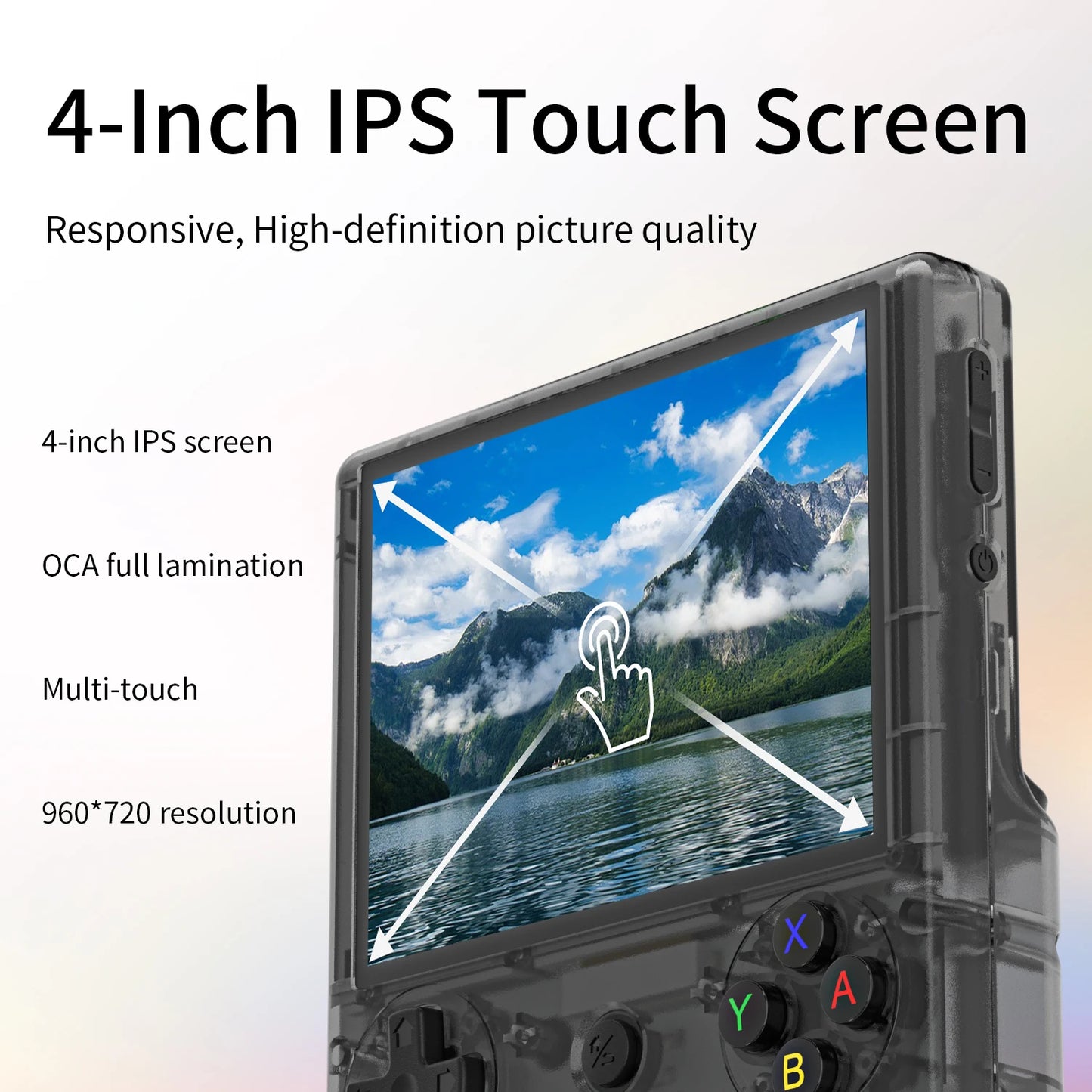 RG406V Portable Handheld Game Console 4" IPS 1080P Multi-touch Screen Android 13 RG 406V Retro Video Games Players