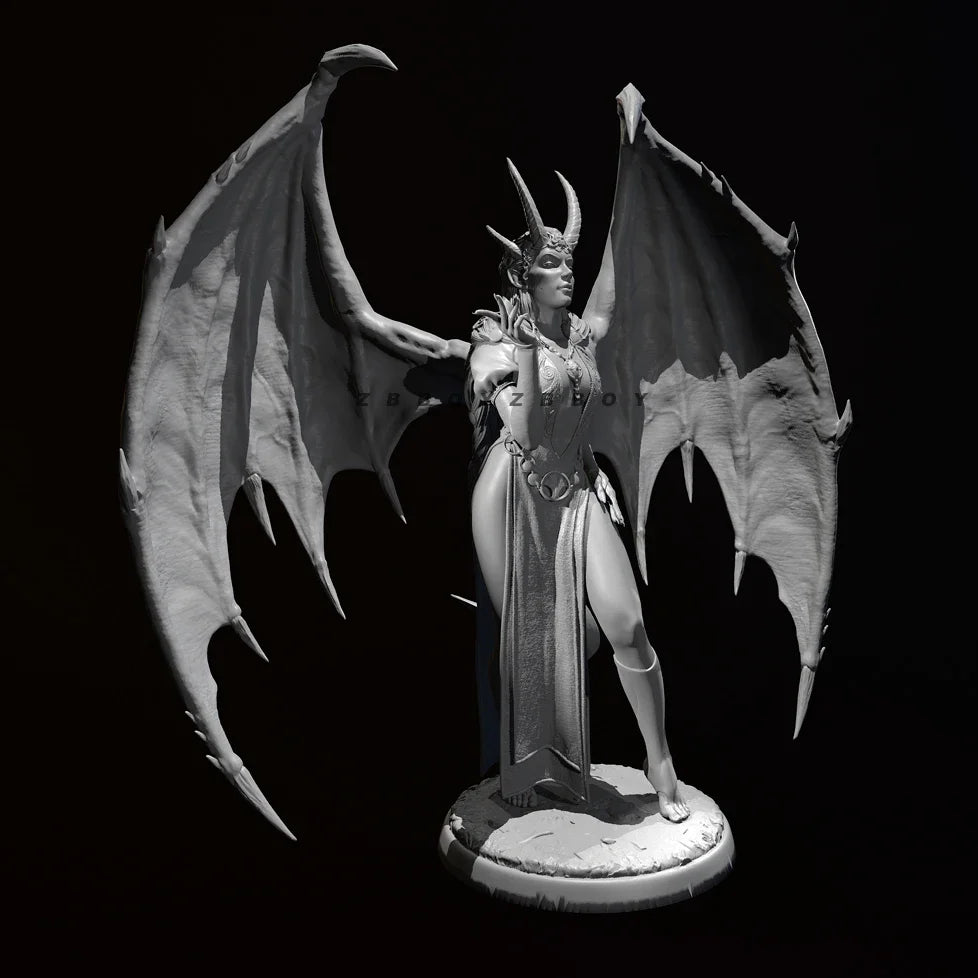 Resin model kits figure beauty colorless and self-assembled 3D Printing