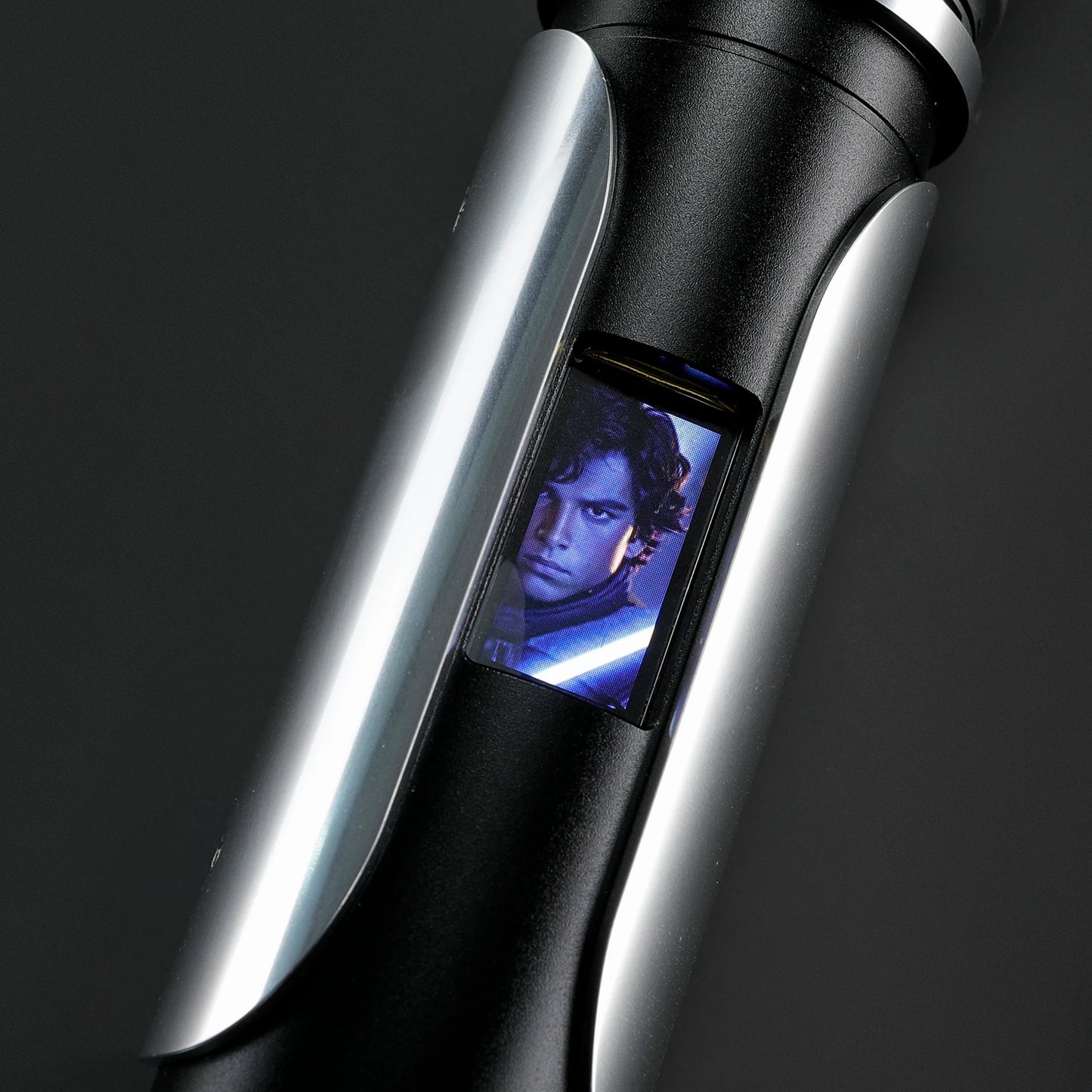 DamienSaber Force Heavy Dueling Light Saber Bluetooth Sensitive Smooth Swing Infinite Color Changing with 34 Sound Fonts
