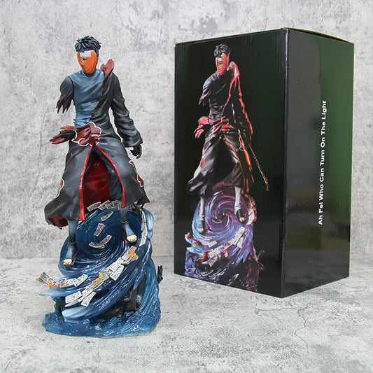 Naruto 35cm Figures War Damage With Soil Model Xiaonan Uchibo Light