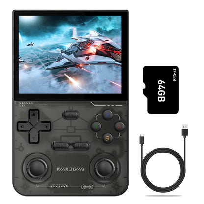 Handheld Game Console 3.5Inch IPS 640x480 Screen 64GB Memory