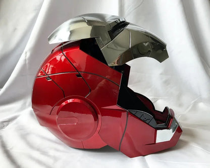 Mk5 Iron Man Helmet Cosplay Voice Control Eyes with Light Model Toys