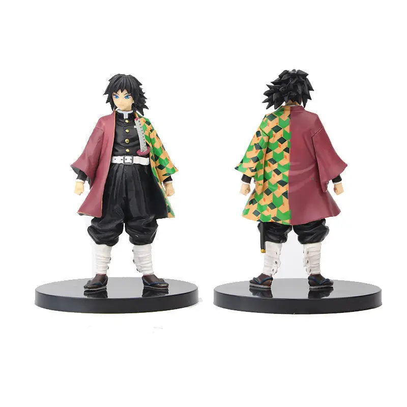 6pcs/set Anime Demon Slayer Kimetsu no Yaiba figure Kamado Tanjirou Action