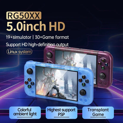 Handheld Retro Game Console 5Inch Display 64G LINUX 3D