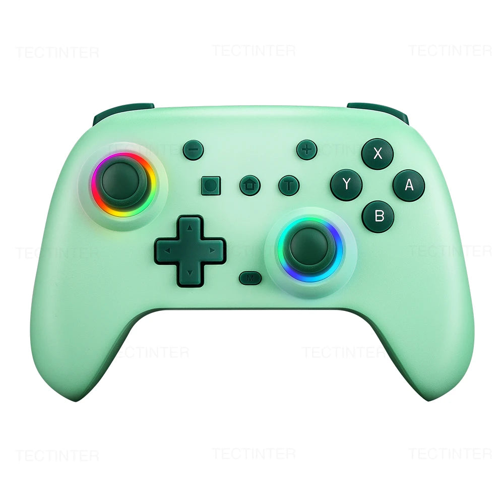 RGB Gaming Controller for Nintendo Switch/ OLED/ Lite/ Steam/ Android Gamepad