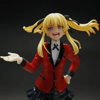 20cm Kakegurui Saotome Meari Standing Position Anime Girl Figure