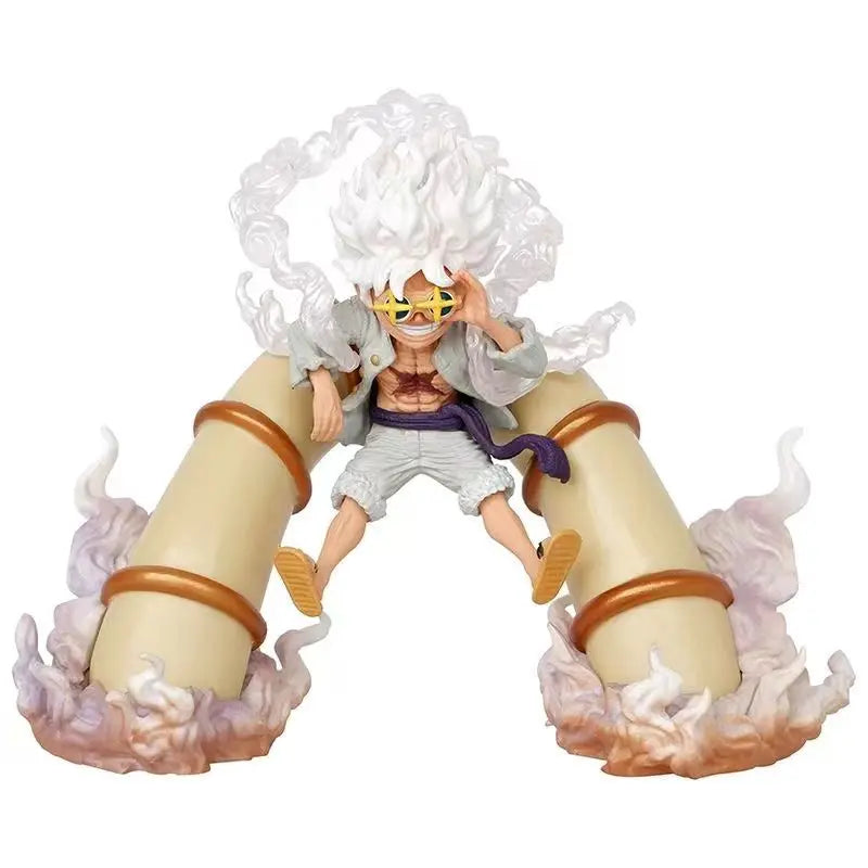 One Piece Anime Figure Gear 5Luffy Monkey D Luffy Nica Figurine