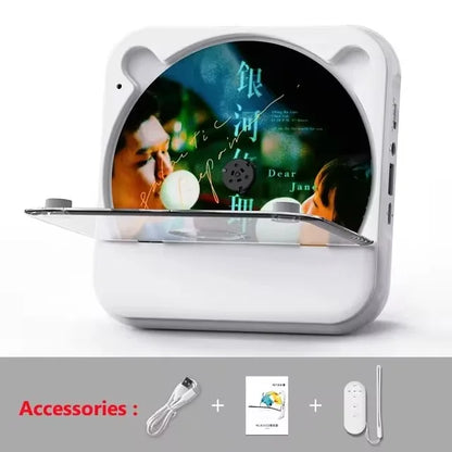 Portable CD Player KC-818 Stereo Playback Bluetooth 5.1 Built-in 2000mAH Battery