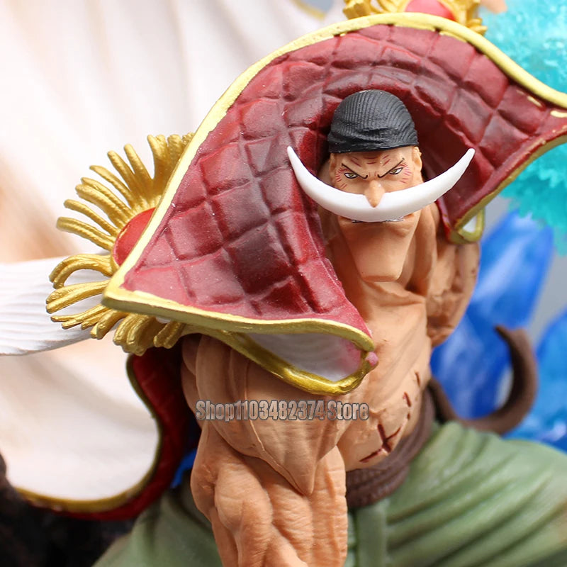 40cm One Piece Whitebeard Pirates Figure Fighting Edward Newgate Statue