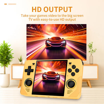 Handheld Game Console 720*720 4 Inch Ips Screen Built-in WIFI RK3566 Open-Source Retro