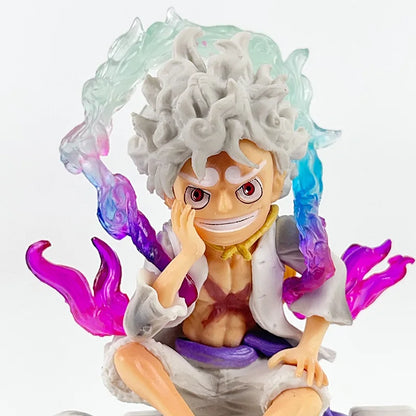 9cm Mini One Piece Luffy Gear 5 Action Figure