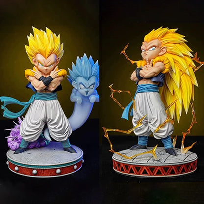 Dragon Ball Z Gotenks Ssj3 Figure Super Saiyan 3 Gotenks Action Figures 25cm