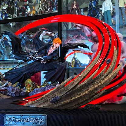 35cm Lchigo Kurosaki Figure Getsuga Tensho Ichigo Special Effects Figure With Light