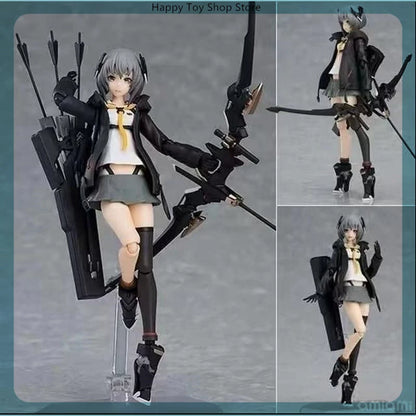 15cm Figma 436# Heavily Armed High School Girls Lu S.H.F Figure