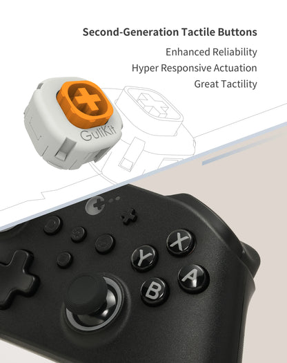 Gaming Controller Gamepad with Hall Effect Joysticks & Triggers