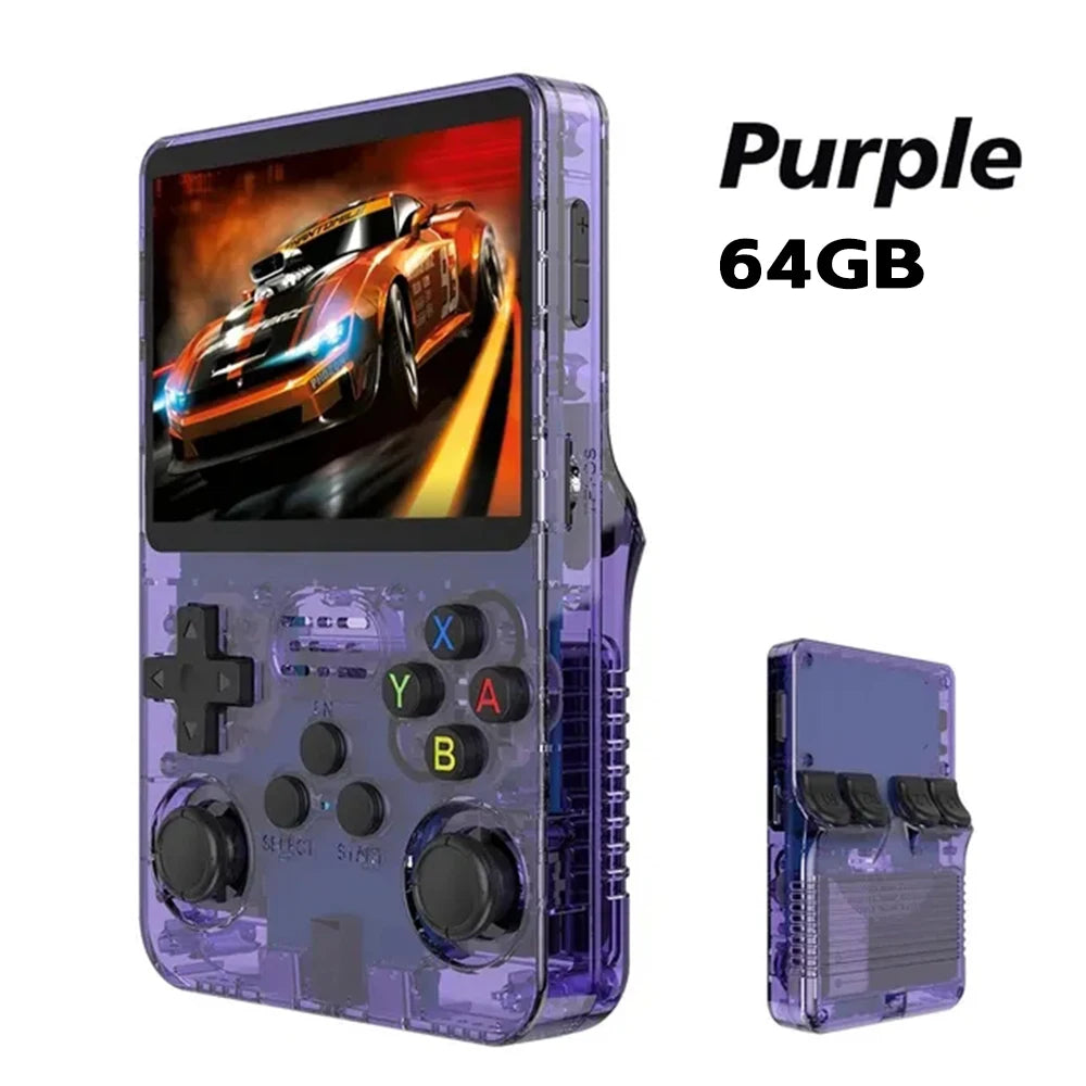 Retro Handheld Video Game Console Linux System 3.5-inch IPS Screen  64GB 15000 Games