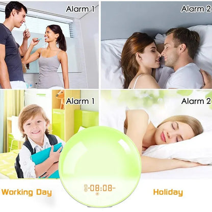 Sunrise Alarm Clock Wake Up Light Clock Sunrise/Sunset