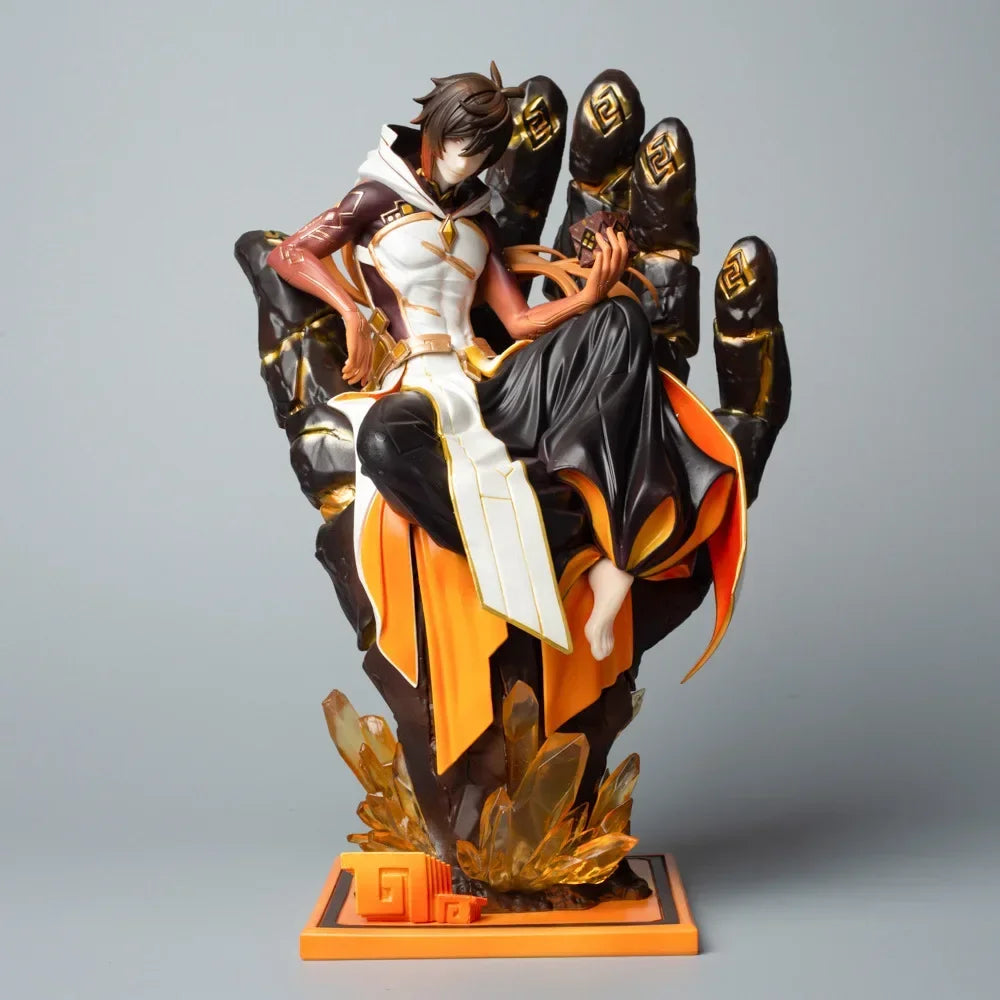 Genshin Impact Figure Zhongli 26cm PVC Model Action Figurine