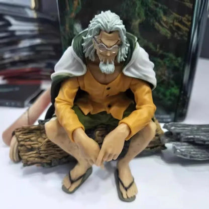 12cm One Piece Stylist Photographer Hades Rayleigh Scene Sitting Anime Figure