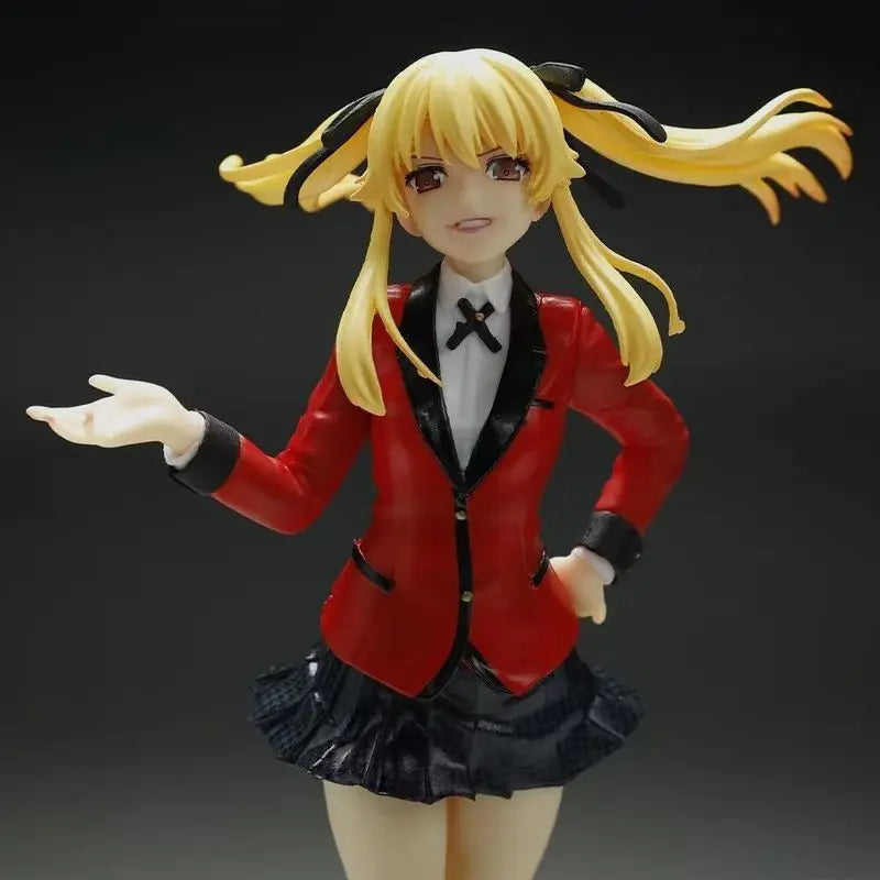 20cm Kakegurui Saotome Meari Standing Position Anime Girl Figure