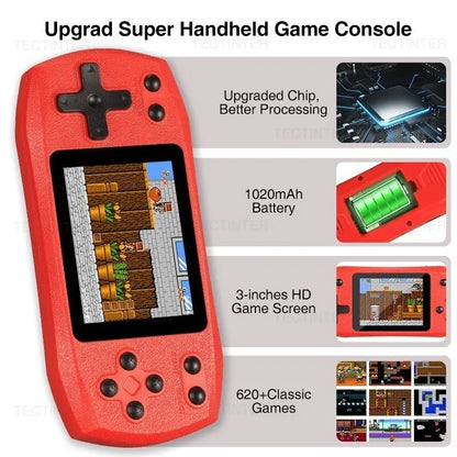 Retro Video Game Console Built in 620 Classic Games Portable Handheld Game Player