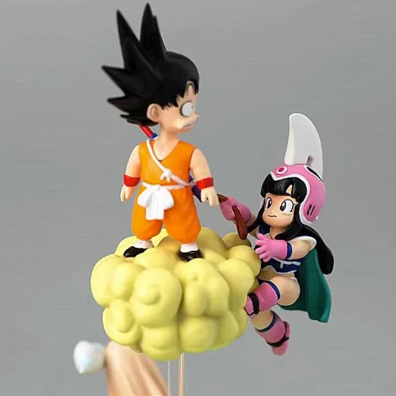 9CM Anime Dragon Ball Figures Goku Figurine Chichi Action Figure