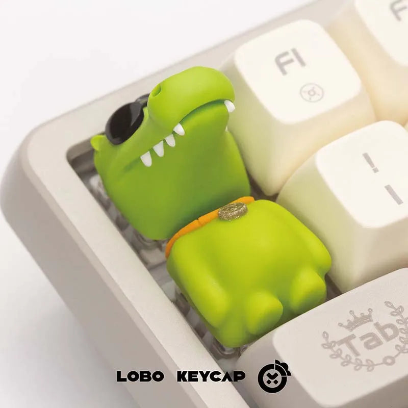 Party Animals Keycaps Hand-made Resin Keycap Mechanical Keyboard Keycaps Kawaii Customized Gaming Accessories Gifts