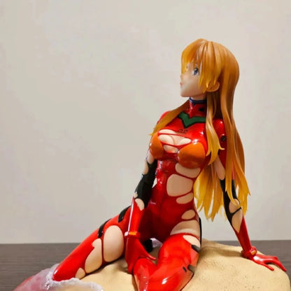 18cm Asuka Langley Soryu Anime Action Figure Statue