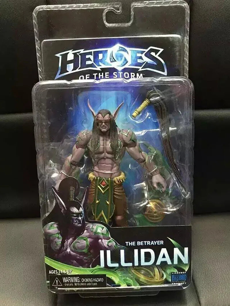 WOW Demon Hunter Illidan Heroes Of The Storm Sylvanas Nova Tyrael Arthas Illidan PVC Action Figure