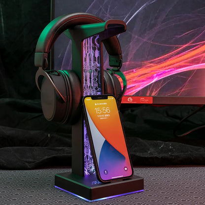 RGB Gaming Headphone Stand 10 Lighting Effects Headphone Stand