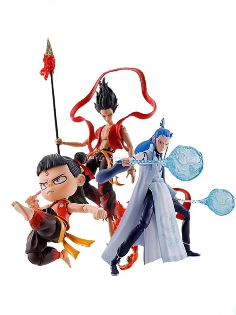 Nezha: Birth of the Demon Child, with young Nezha, Ao Bing Figures