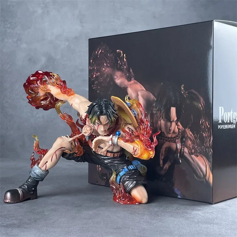 Anime Ace Figure One Piece Action Figurine The Top War Portgas D