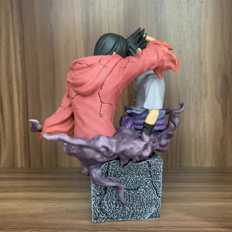 17cm Brotherly Uchiha Sasuke Itachi Anime PVC Action Figure