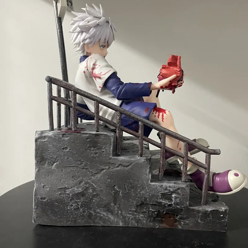 34cm Hunter x Hunter Killua Zoldyck PVC Action Figure Anime Figure