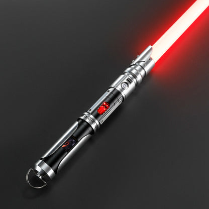 DamienSaber Force Heavy Dueling Light Saber Bluetooth Sensitive Smooth Swing Infinite Color Changing with 34 Sound Fonts