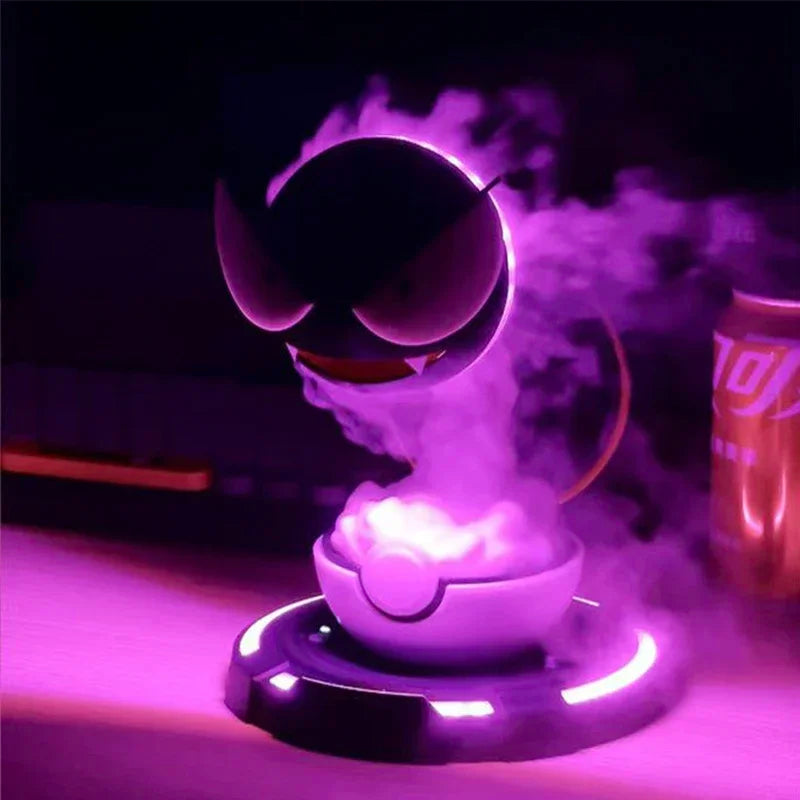 Smoking Night Light For Gengar Cute Anime