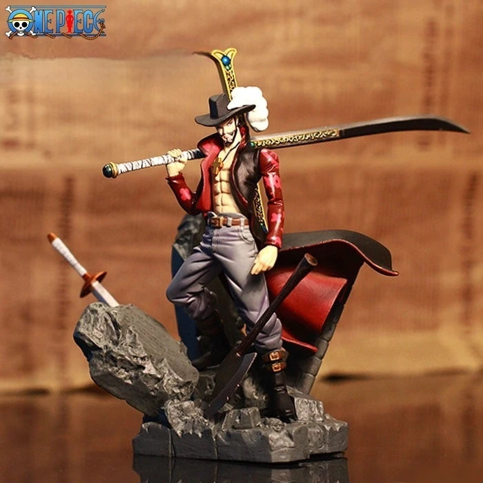 Hot 15cm One Piece Figures Eagle Eye Dracule Mihawk Anime Figure