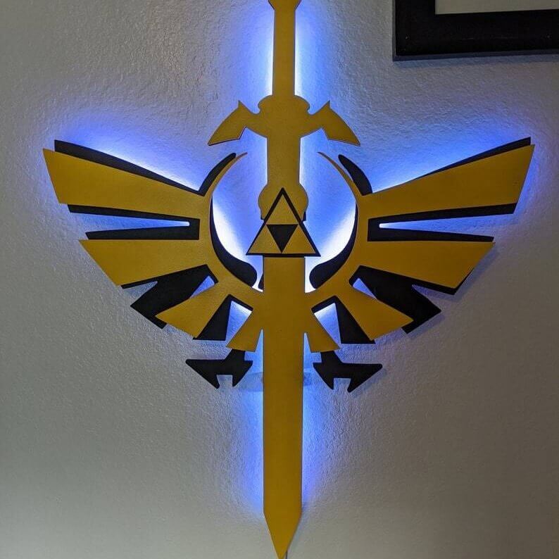 The Legend of Zelda Night Light LED Wall Light