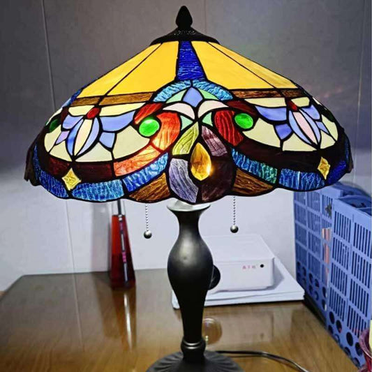 60 x 51x 26 CM Tiffany Style Baroque Table Lamp