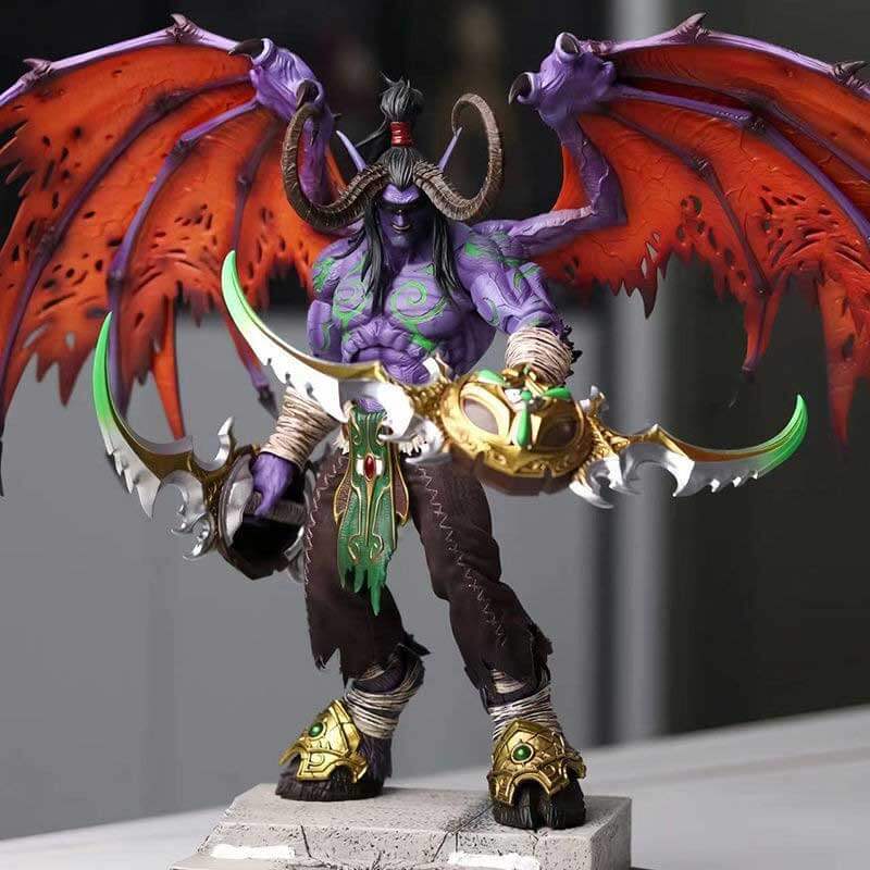 World of Warcraft Demon Hunter Illidan Stormrage GK figure